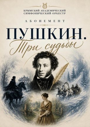 Афиша события «Абонемент "Пушкин. Три судьбы"»